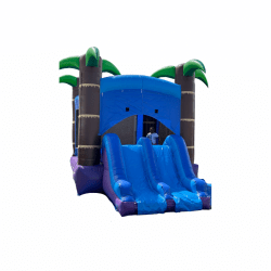 Tropical bounce house with slide 13x13(wet or dry)